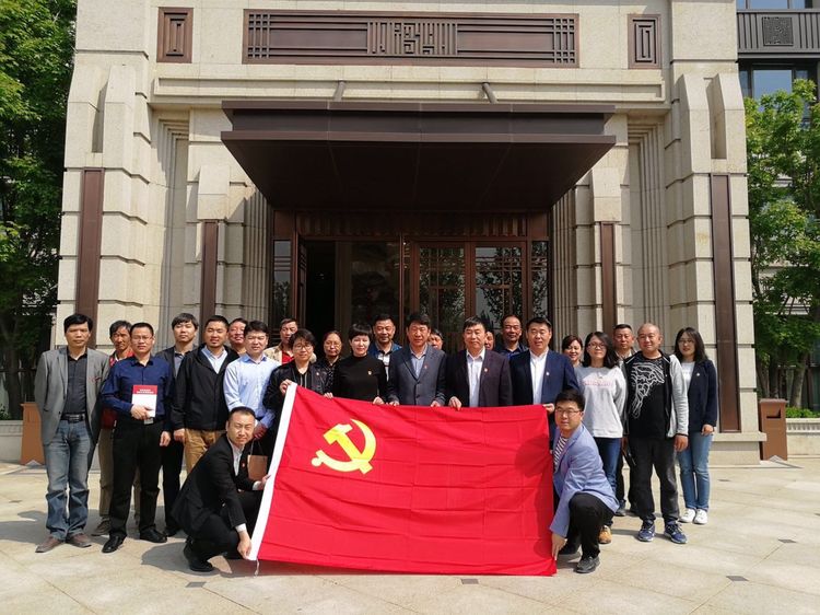 天恒乐活城党建水岸壹号临时党支部成立